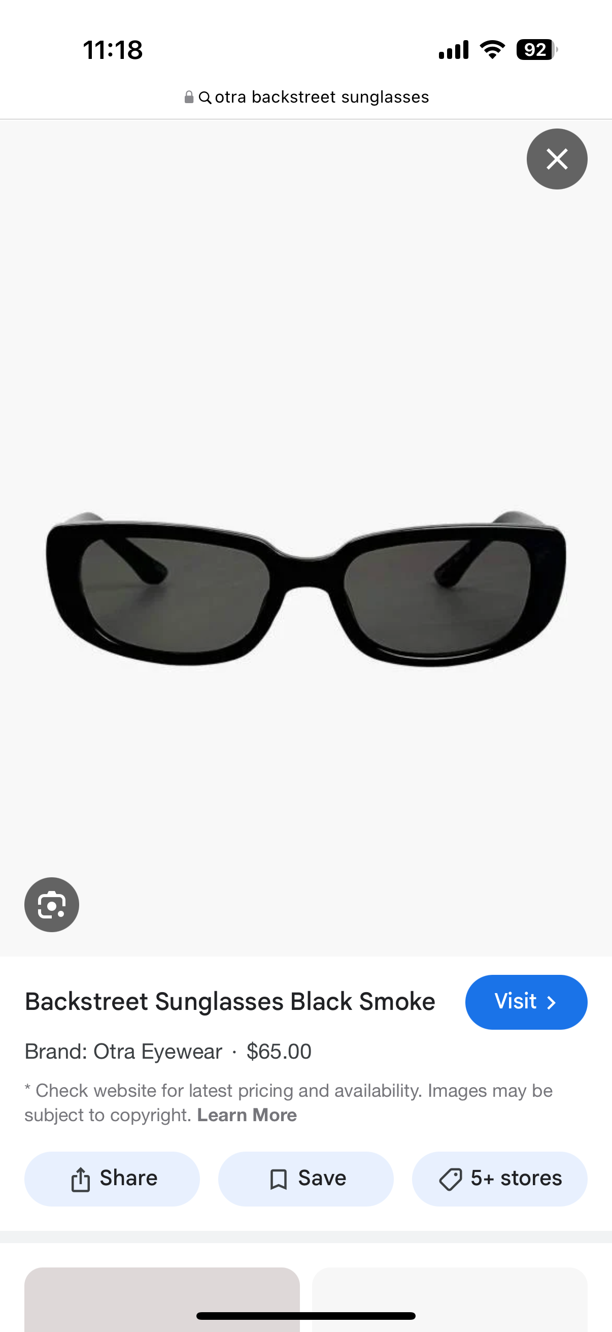 Backstreet Sunglasses