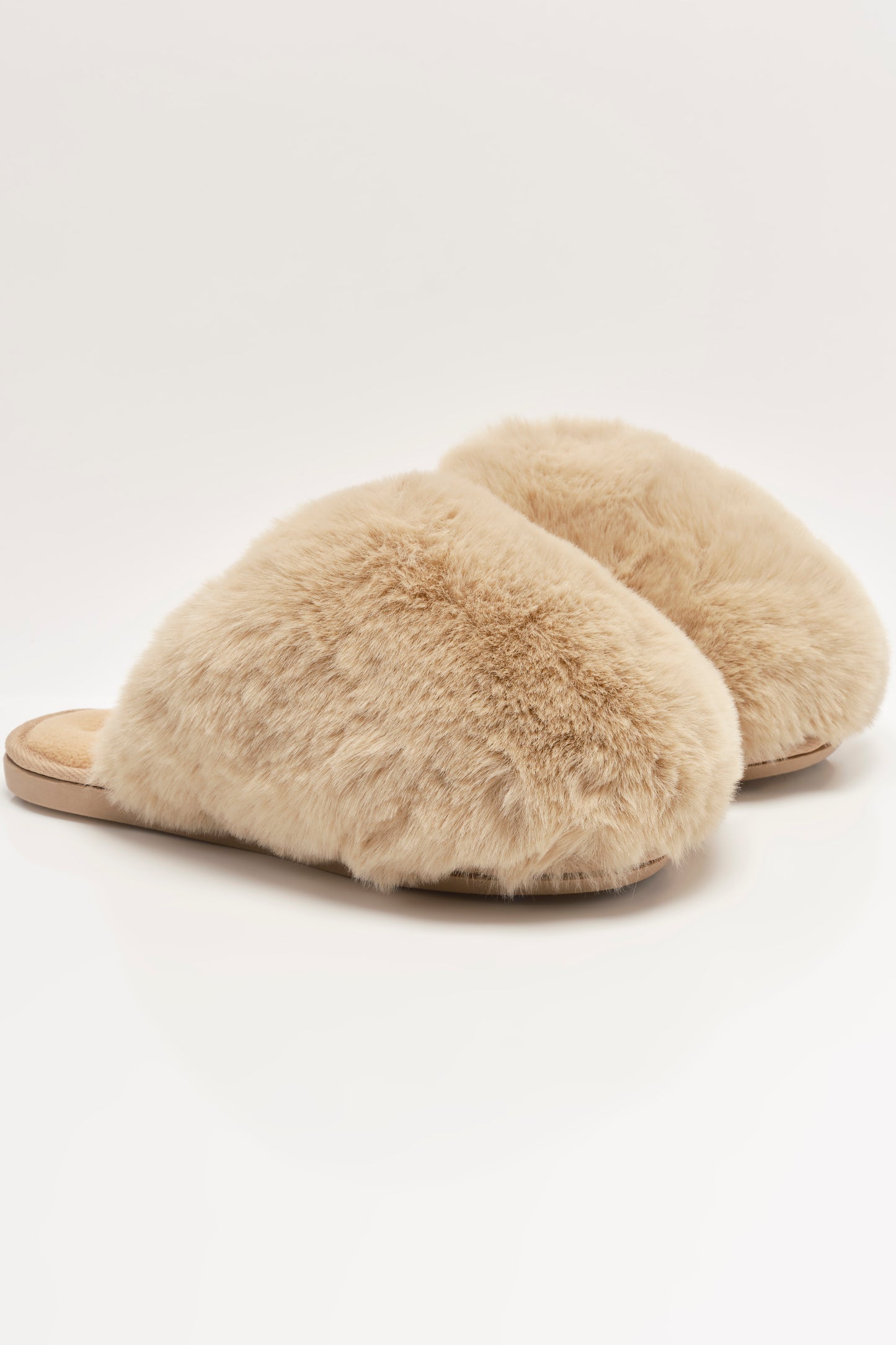 Snowball Slippers-Taupe