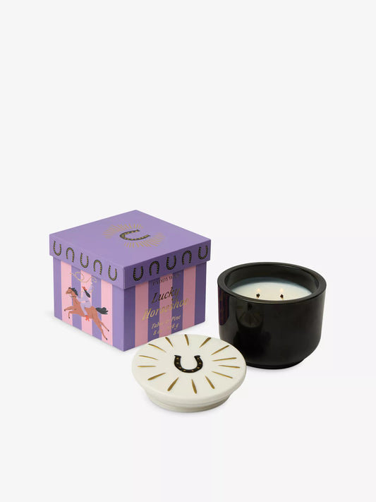 Charmed Horseshoe Candle