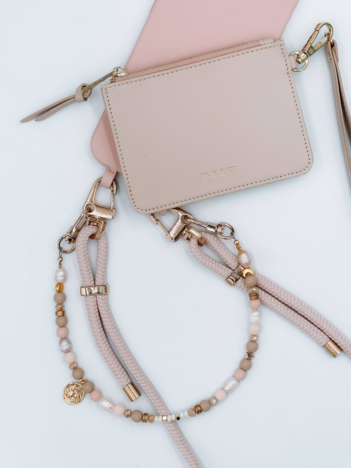 September Phone Wristlet: No Chain - Gold Snaps