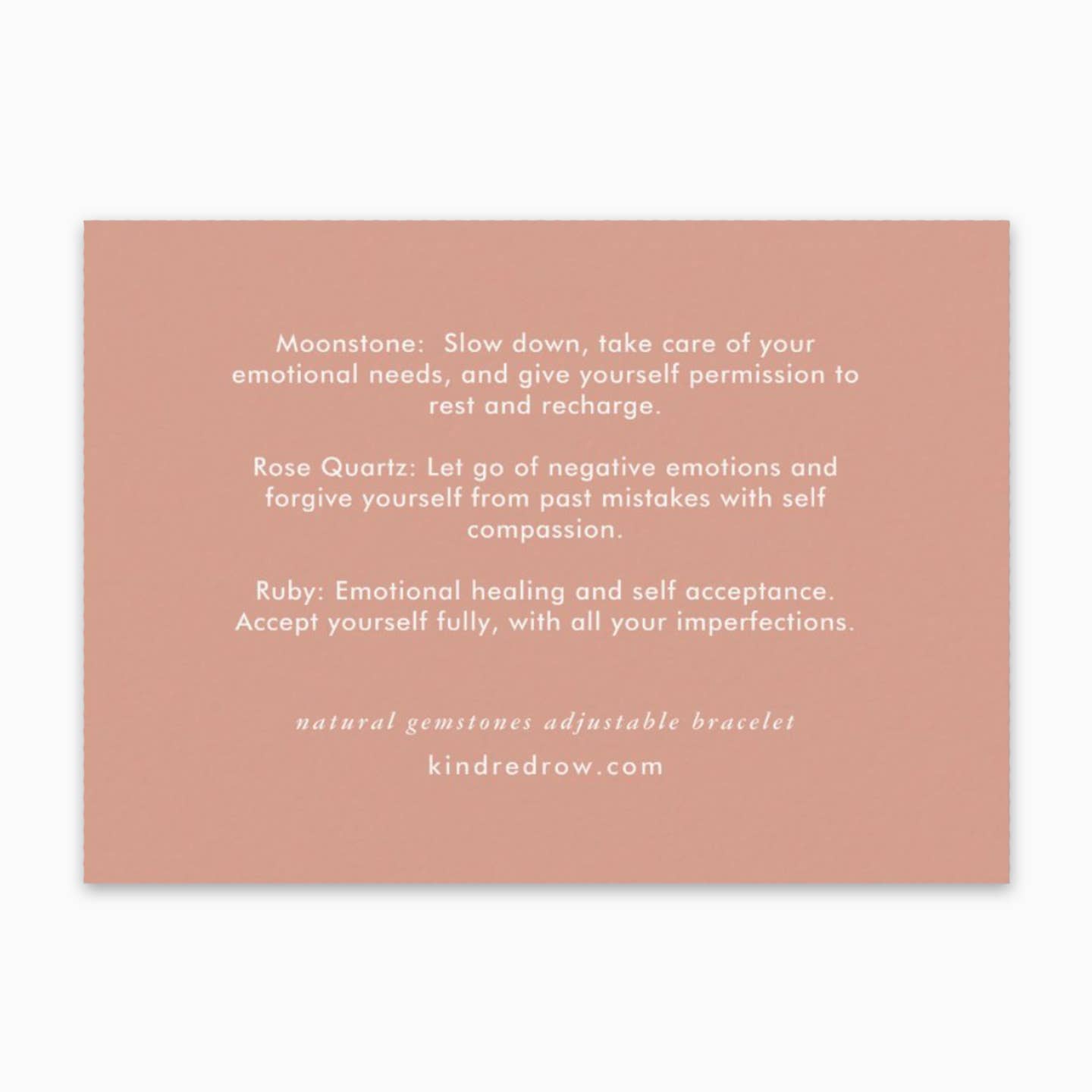 Self Love Healing Gemstone Stacking Bracelet