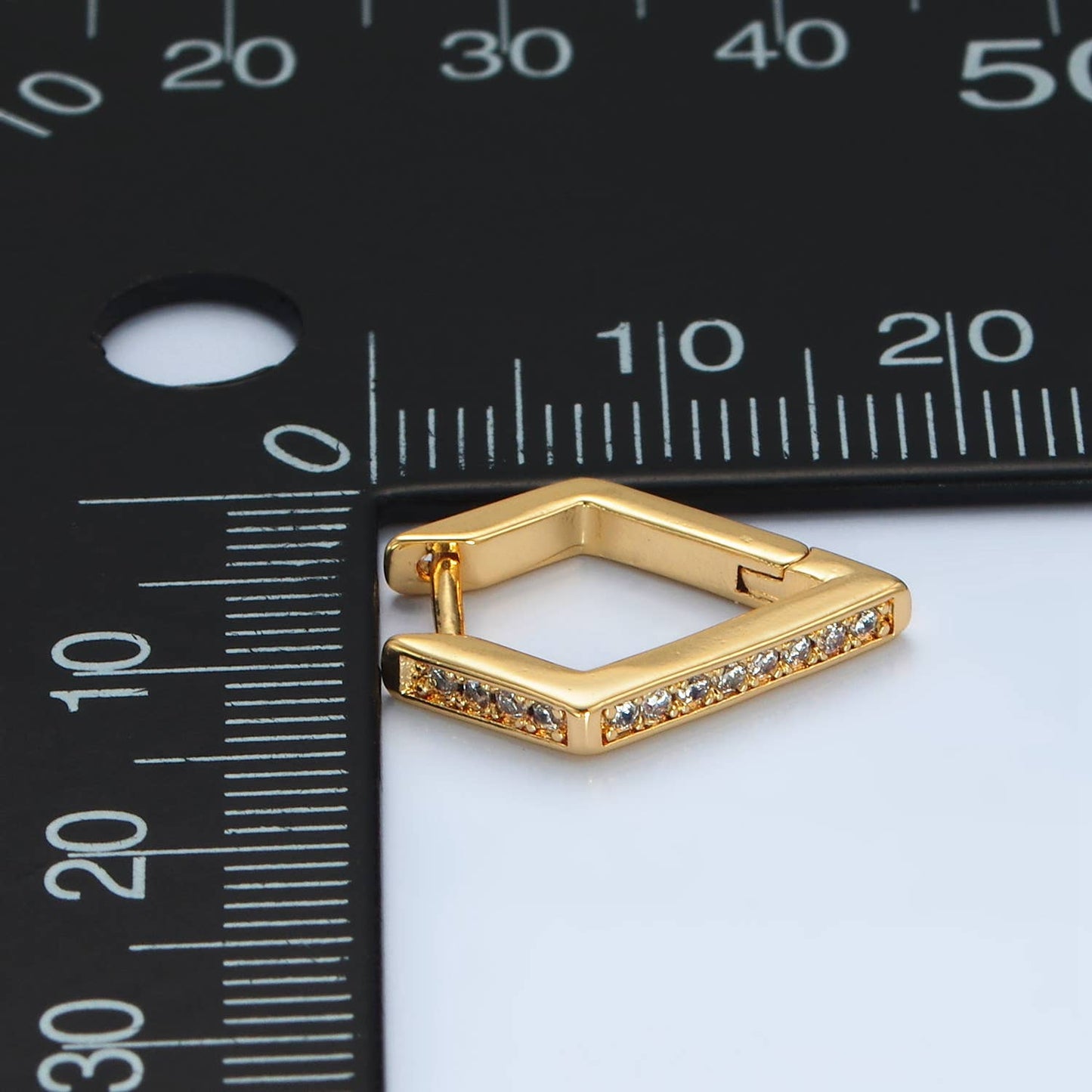 Triangle Hoop Earrings