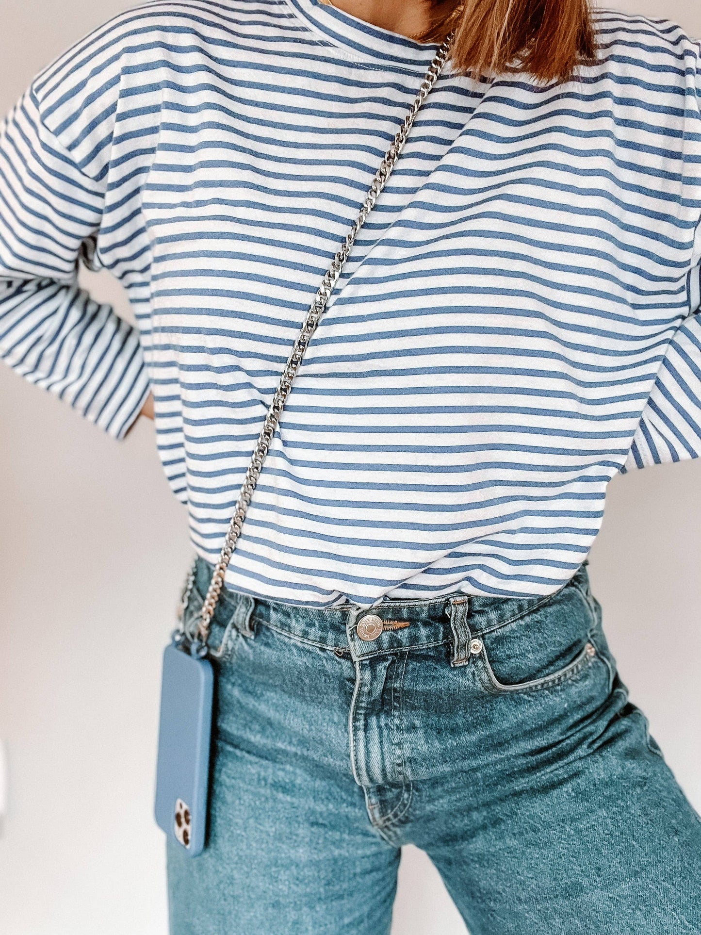 Silver Round Chain: Wristlet (14 inches)