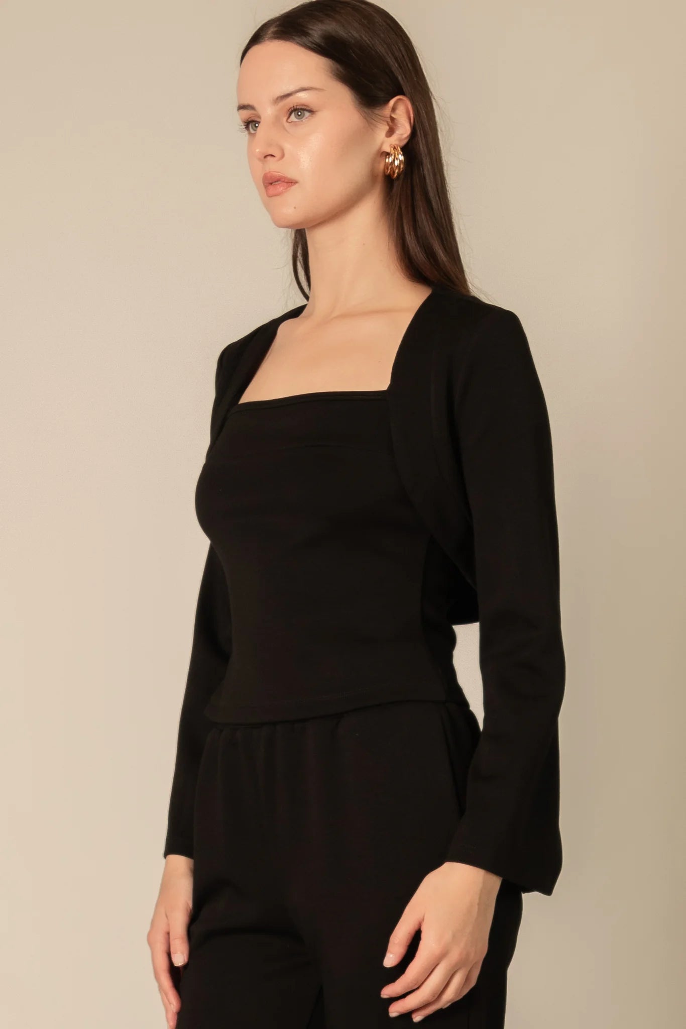 Bolero Cardigan Black
