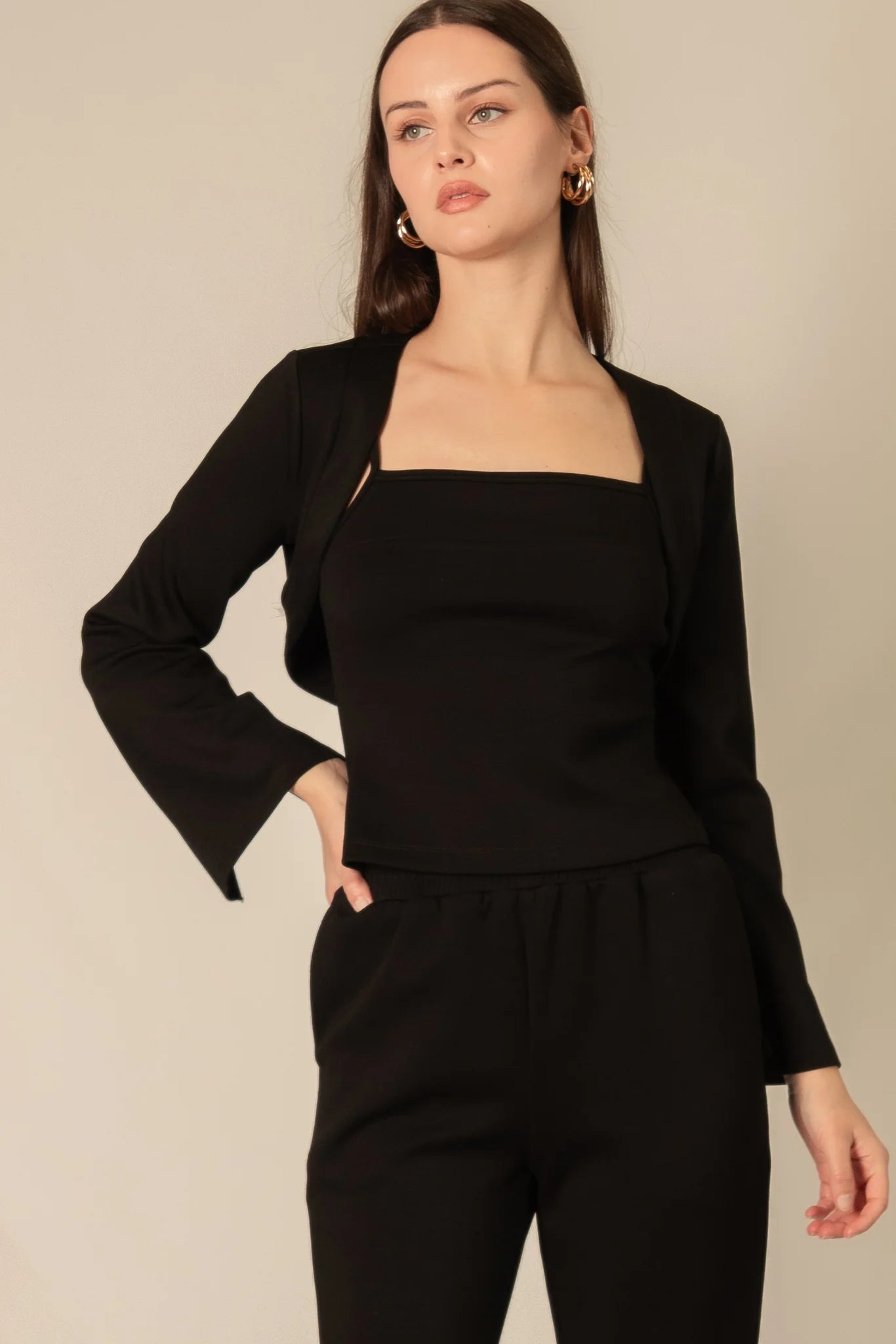 Bolero Cardigan Black