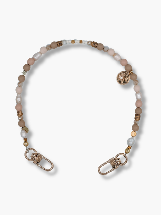 September Phone Wristlet: No Chain - Gold Snaps