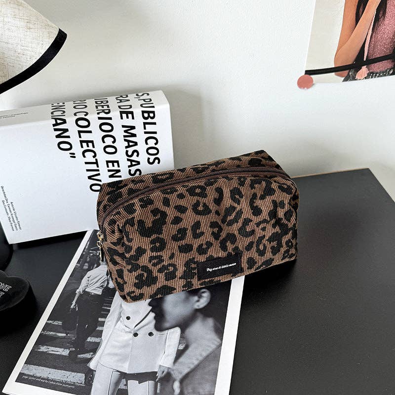 Leopard Cosmetic Bag