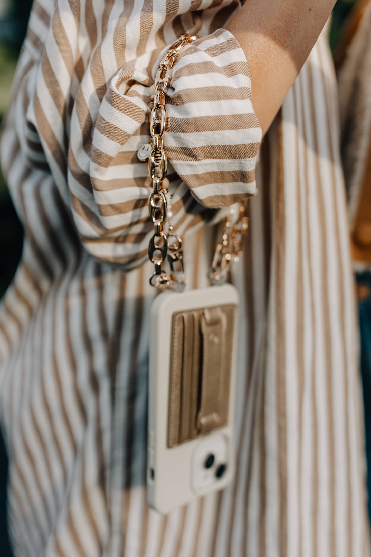 Goldi Peanut Chain: Wristlet (14.5 inches)