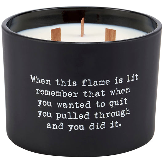 You Did It Poetry Candle