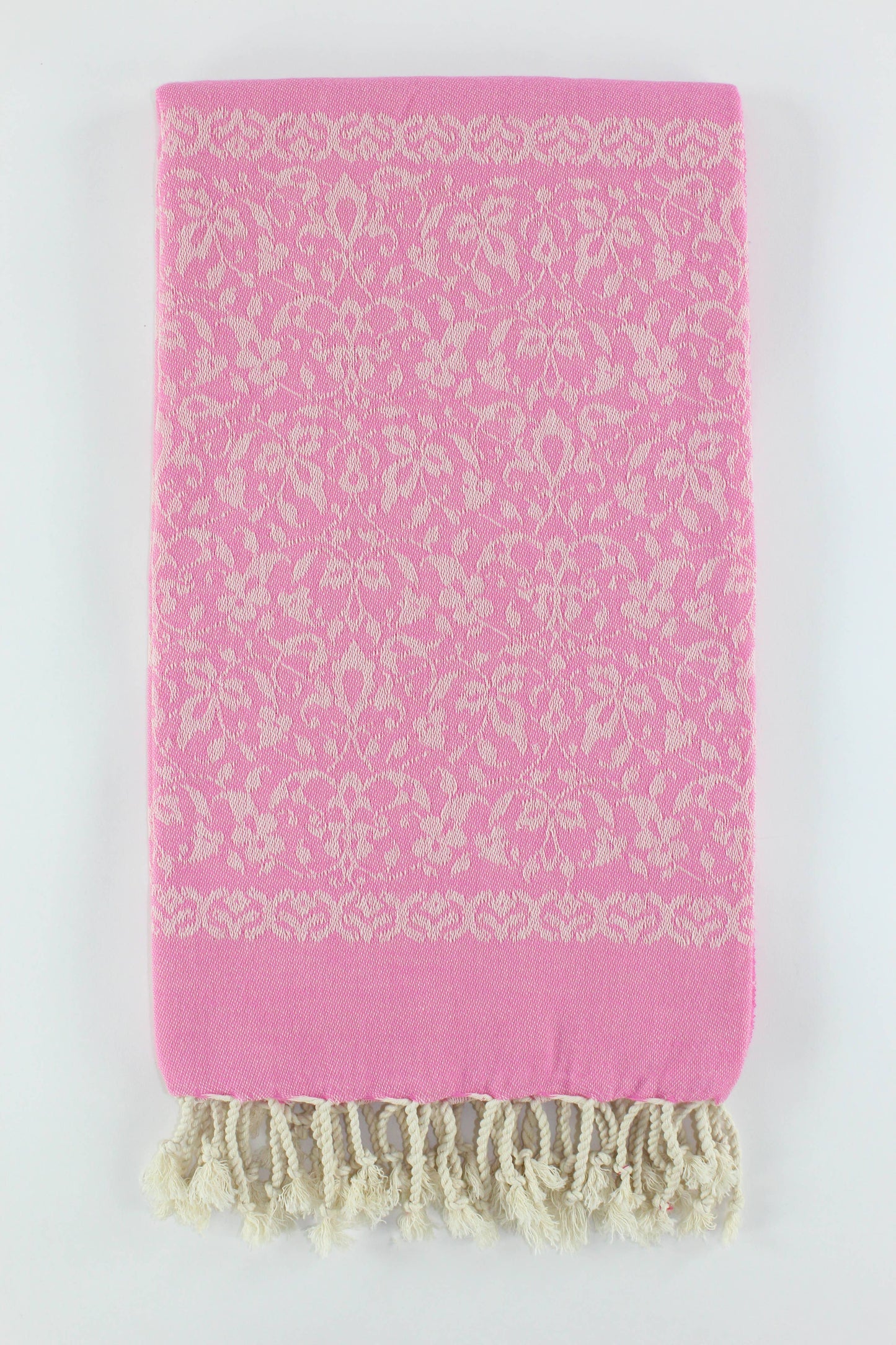Turkish Fouta Towel: Pink