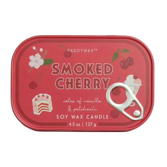 Smoked Cherry Tin Candle