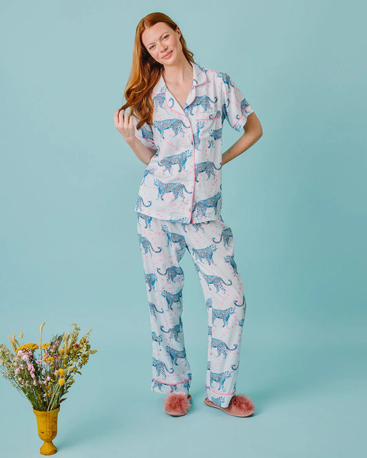 Cosmic Cheetah Pajama Pant Set