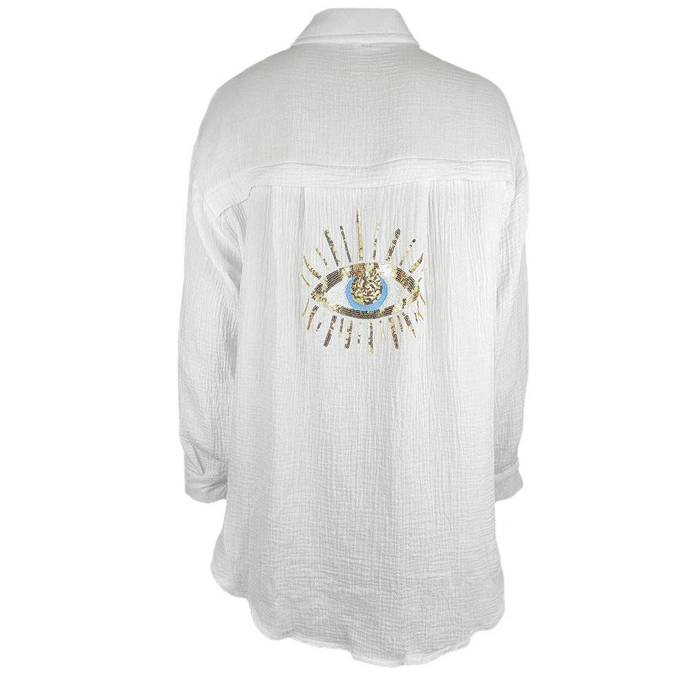 Sequins Long Sleeve Top