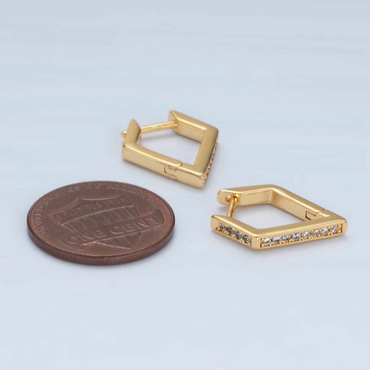 Triangle Hoop Earrings