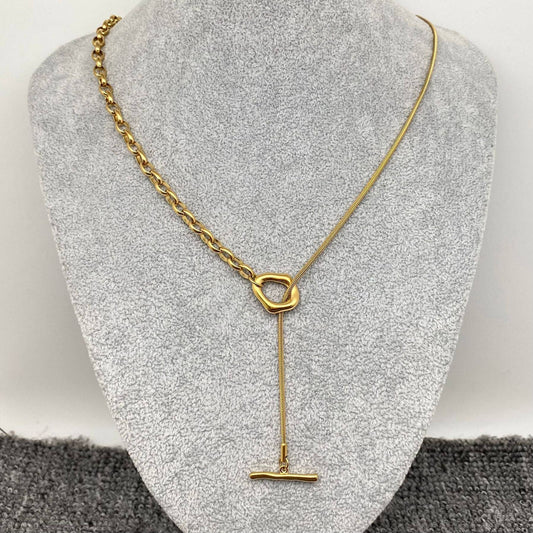 Buckle Lariat Chain