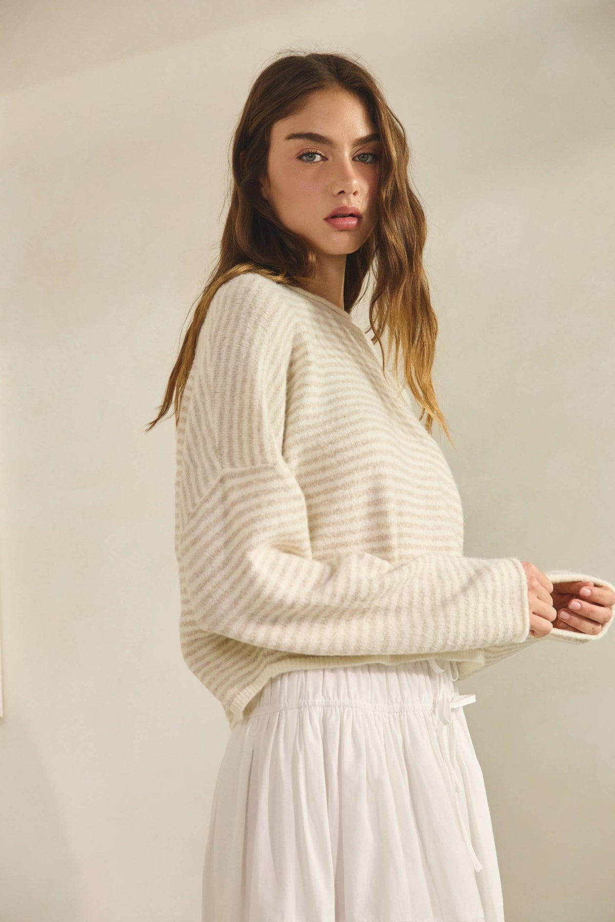 Babe Striped Sweater