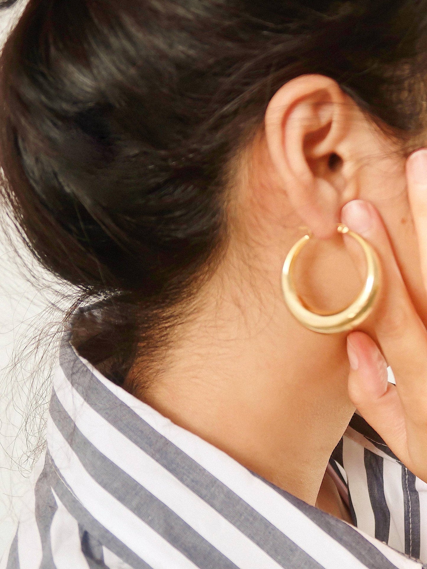 Galene Earring: Yellow Gold
