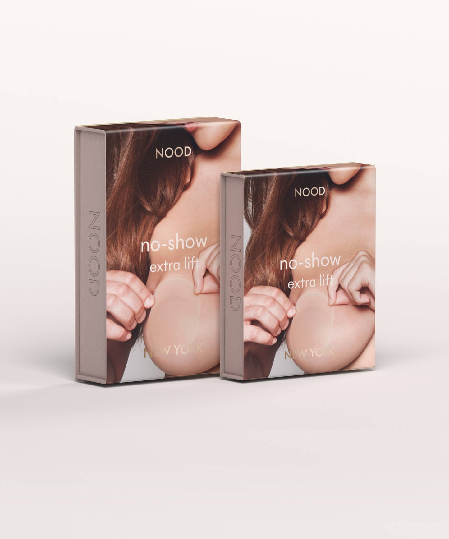 No-Show Extra Lift | Reusable Adhesive Lifting Nipple Covers: No 5 Soft Tan