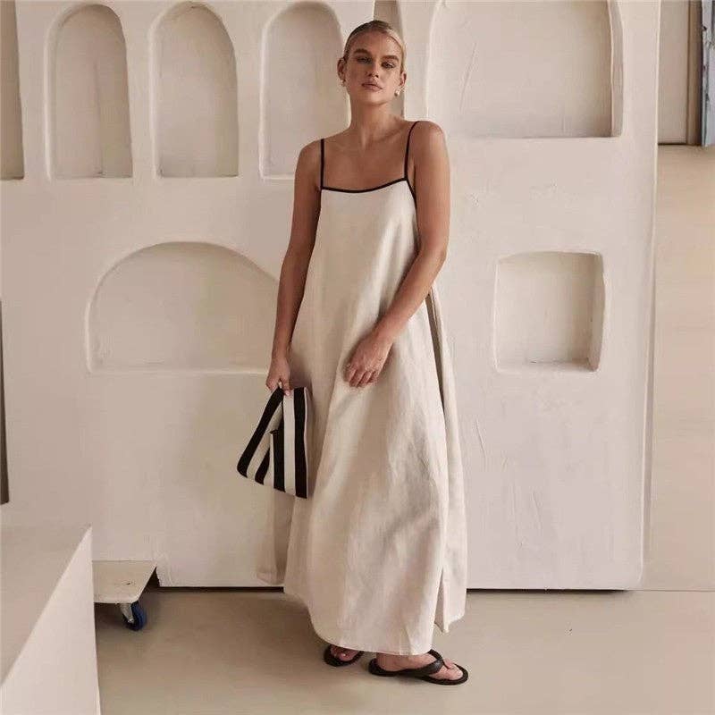 Apricot Strappy Maxi