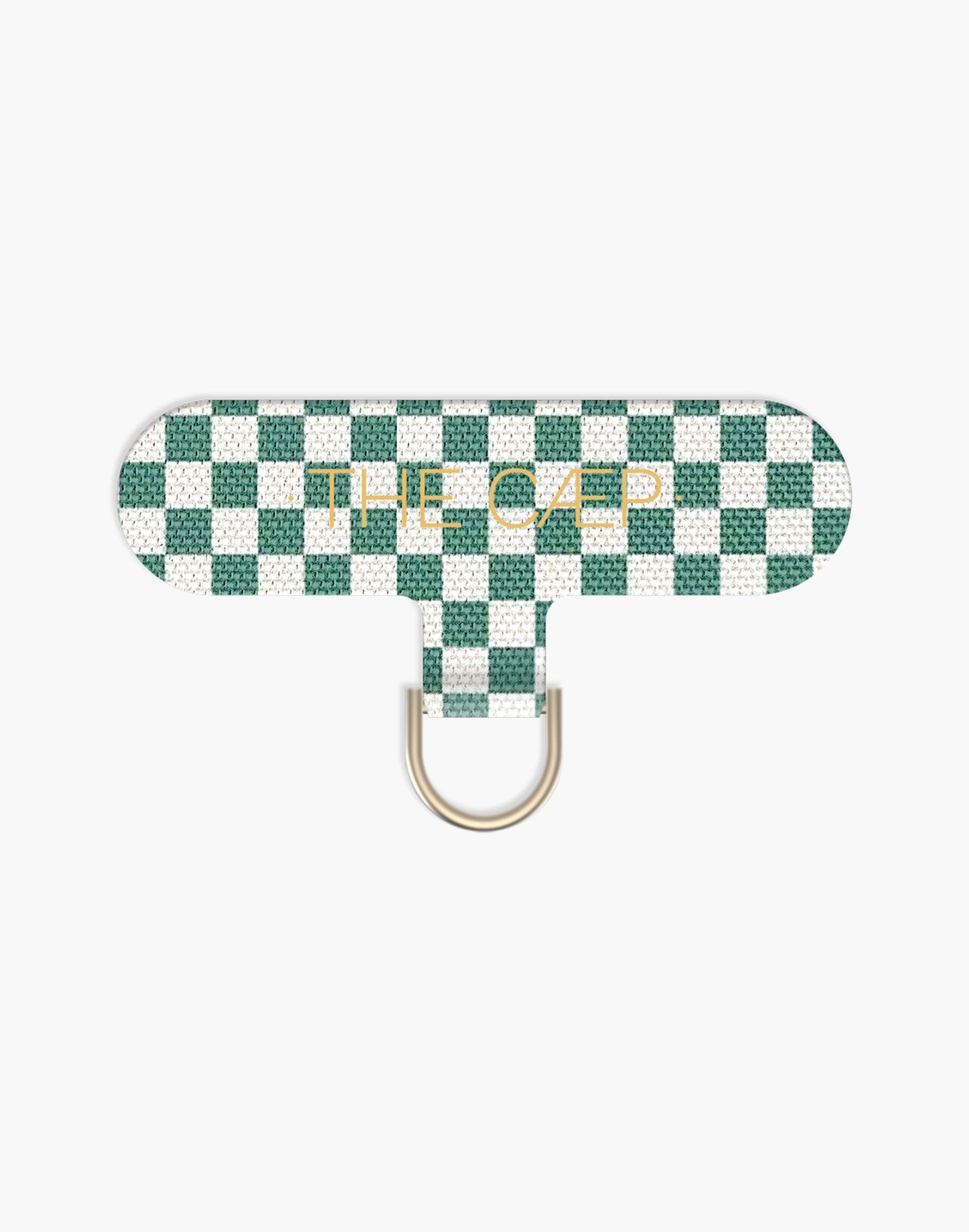 Single Universal Phone Hitch: Green Checkered