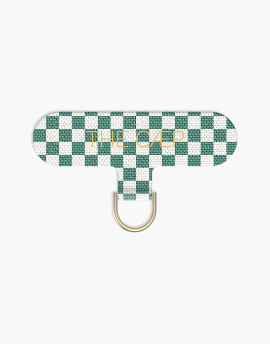 Single Universal Phone Hitch: Green Checkered