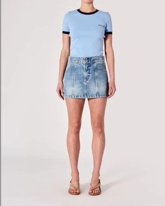 90's Relaxed Mini Deco Skirt in Lennon