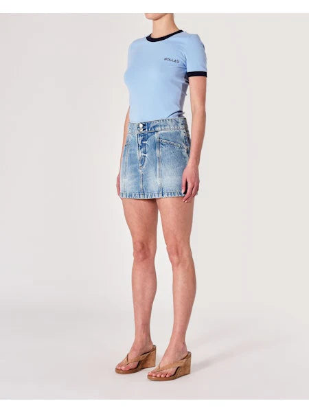 90's Relaxed Mini Deco Skirt in Lennon