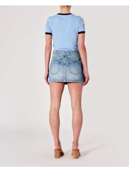 90's Relaxed Mini Deco Skirt in Lennon