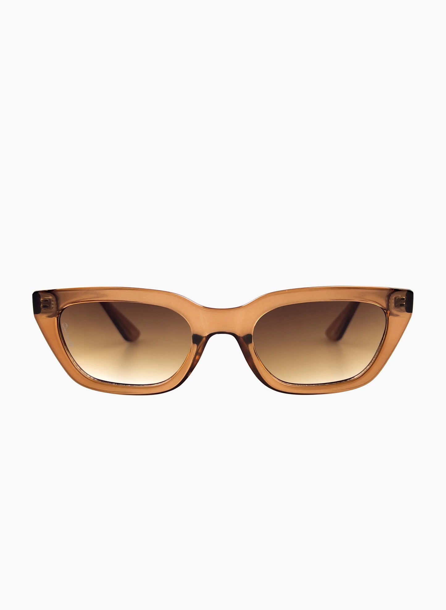 Nove Transparent Coffee Sunglasses