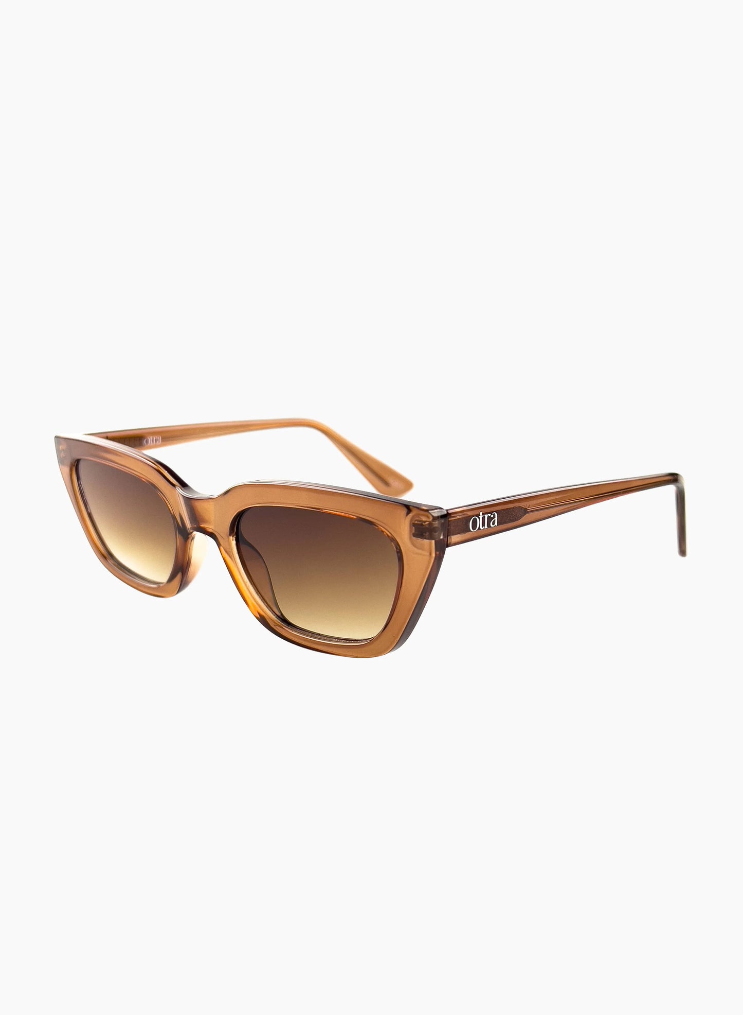 Nove Transparent Coffee Sunglasses