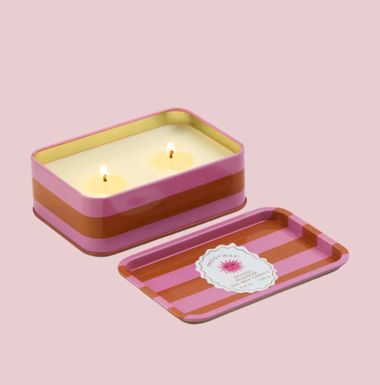 Orange Blossom Tin Candle