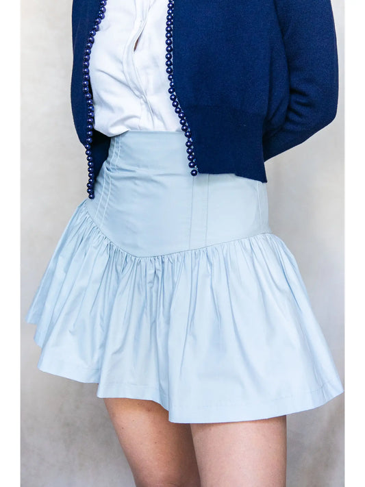 Poplin Mini Skirt