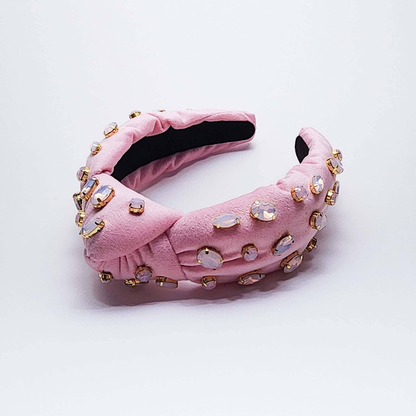 Monochromatic Pink Knot Headband