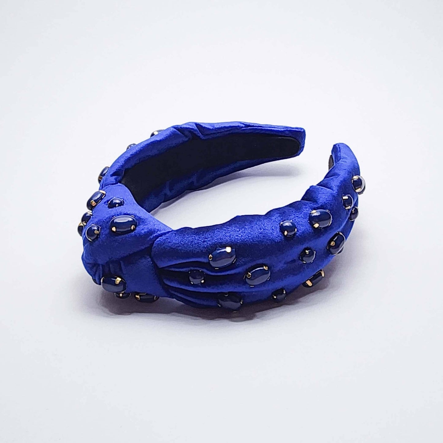 Monochromatic Blue Knot Headband